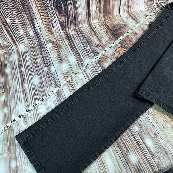 Levi's 505 STRAIGHT LEG Womens Size 8 Black Mid Rise Jeans Denim Pants 30x31 - Picture 7 of 11